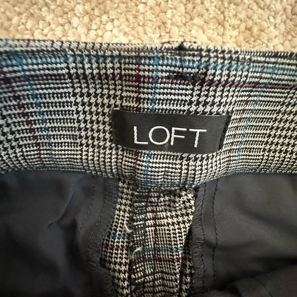 LOFT Never Worn The “High Waist Skinny” Plaid Pants. Zero flaws 🦋 - Picture 6 of 10